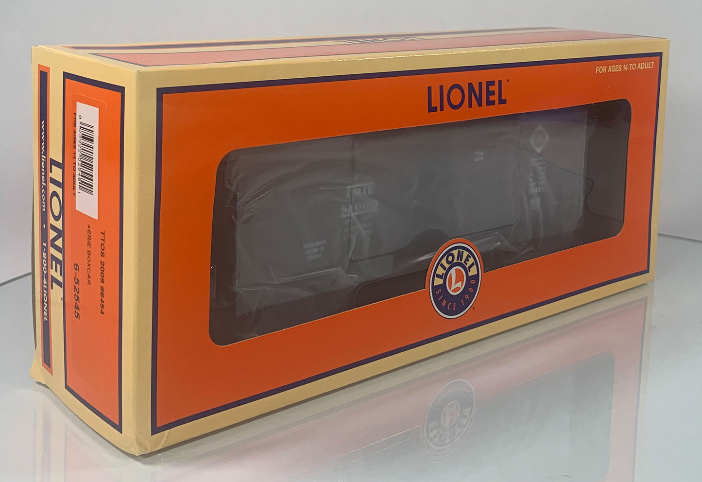 LIONEL • O GAUGE • TTOS 2009 Erie Boxcar 6-52545 • NEW OLD STOCK