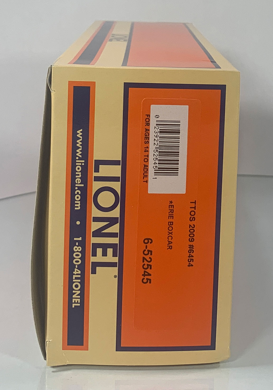 LIONEL • O GAUGE • TTOS 2009 Erie Boxcar 6-52545 • NEW OLD STOCK