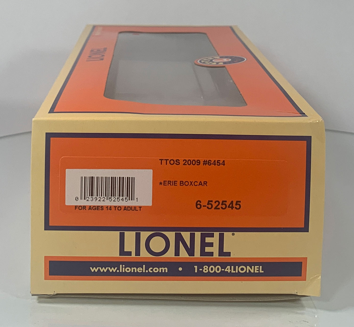 LIONEL • O GAUGE • TTOS 2009 Erie Boxcar 6-52545 • NEW OLD STOCK