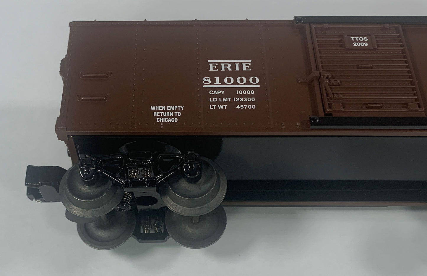 LIONEL • O GAUGE • TTOS 2009 Erie Boxcar 6-52545 • NEW OLD STOCK