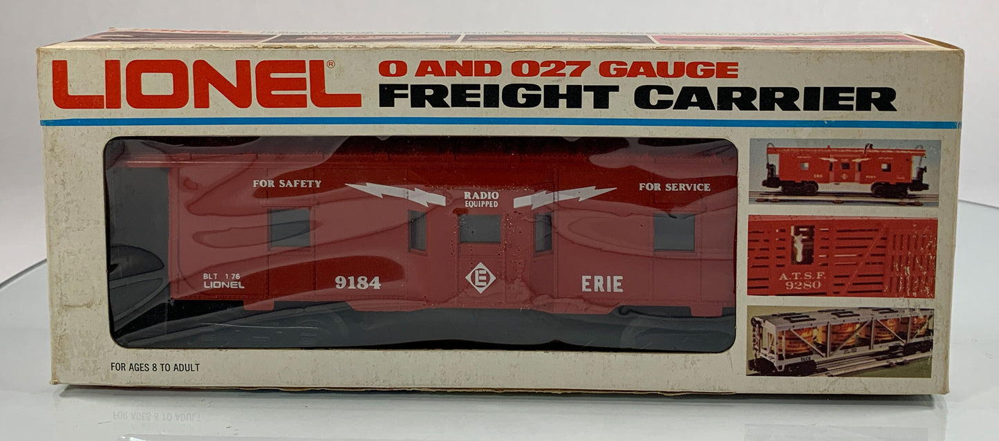 LIONEL • O GAUGE • 1976 Erie Bay Window Caboose 6-9184 • NEW OLD STOCK