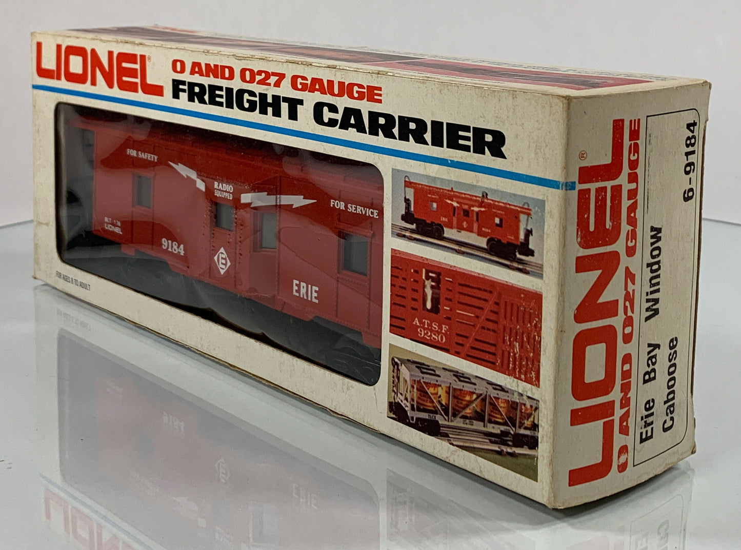 LIONEL • O GAUGE • 1976 Erie Bay Window Caboose 6-9184 • NEW OLD STOCK