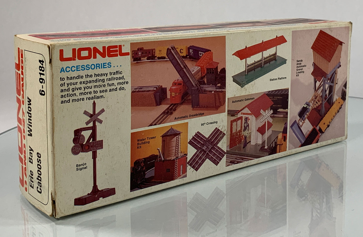 LIONEL • O GAUGE • 1976 Erie Bay Window Caboose 6-9184 • NEW OLD STOCK