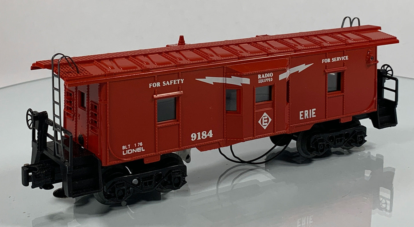 LIONEL • O GAUGE • 1976 Erie Bay Window Caboose 6-9184 • NEW OLD STOCK