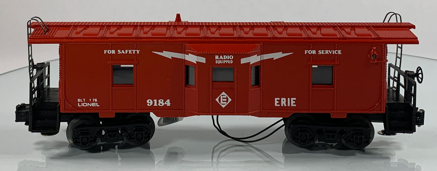 LIONEL • O GAUGE • 1976 Erie Bay Window Caboose 6-9184 • NEW OLD STOCK