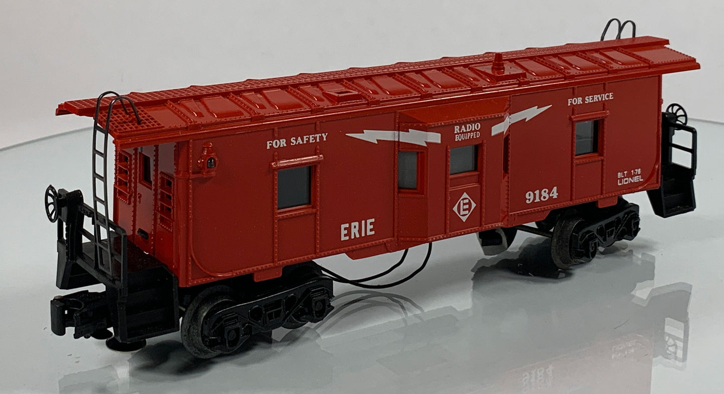 LIONEL • O GAUGE • 1976 Erie Bay Window Caboose 6-9184 • NEW OLD STOCK