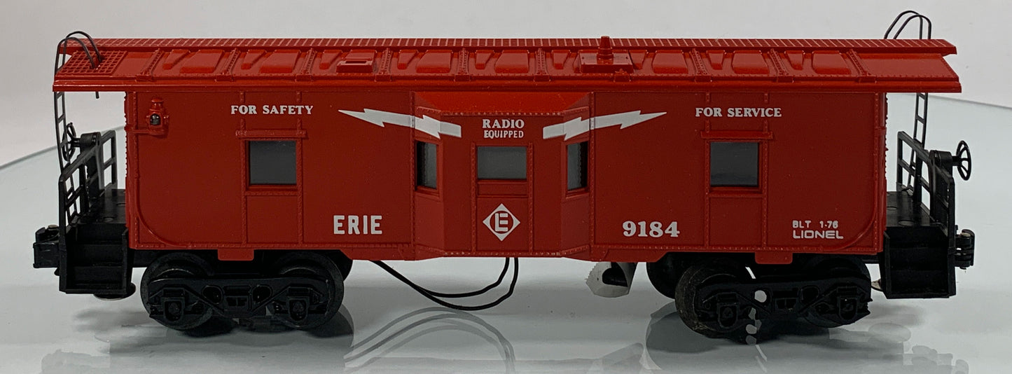 LIONEL • O GAUGE • 1976 Erie Bay Window Caboose 6-9184 • NEW OLD STOCK