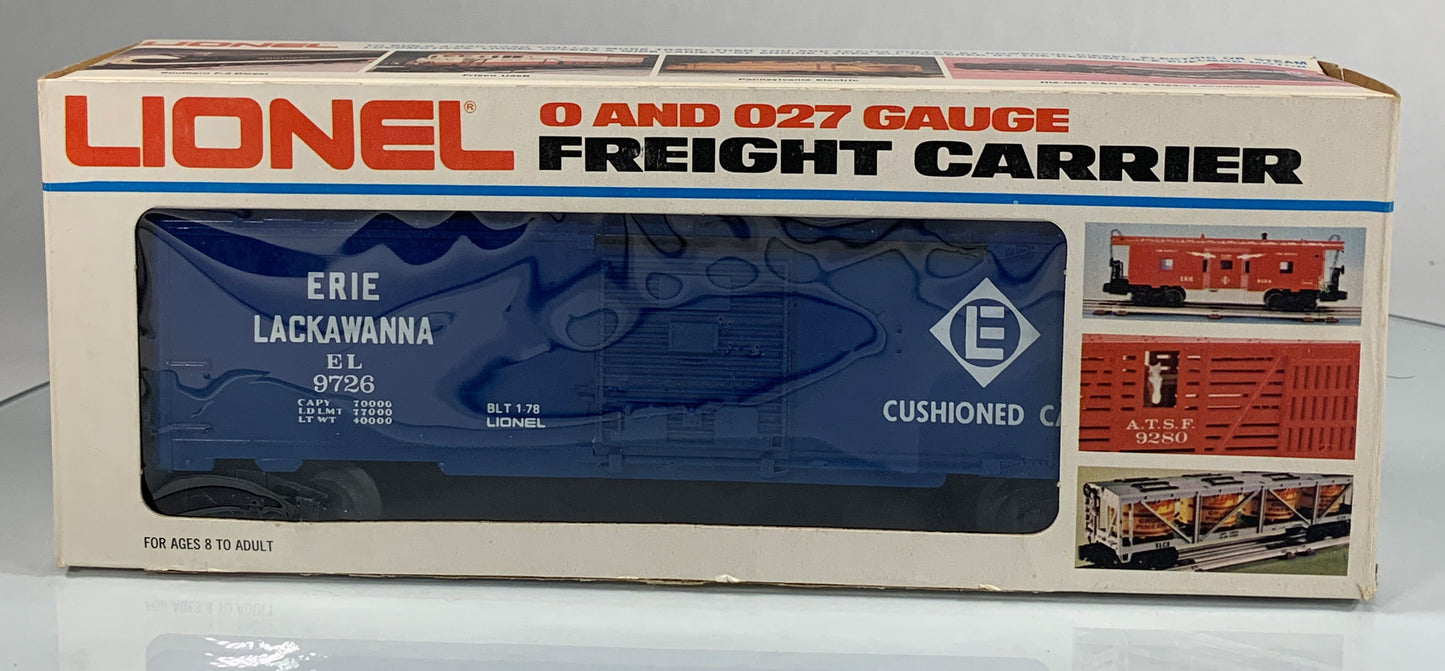 LIONEL • O GAUGE • 1978 Erie Lackawanna Boxcar 6-9726 • EX COND