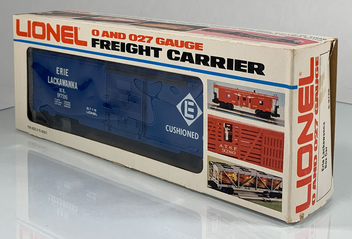 LIONEL • O GAUGE • 1978 Erie Lackawanna Boxcar 6-9726 • EX COND