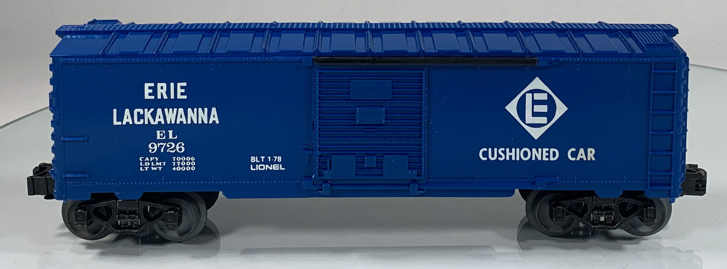 LIONEL • O GAUGE • 1978 Erie Lackawanna Boxcar 6-9726 • EX COND