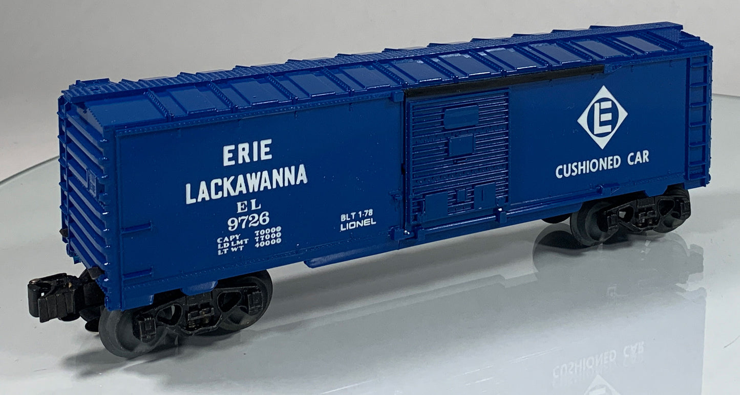 LIONEL • O GAUGE • 1978 Erie Lackawanna Boxcar 6-9726 • EX COND