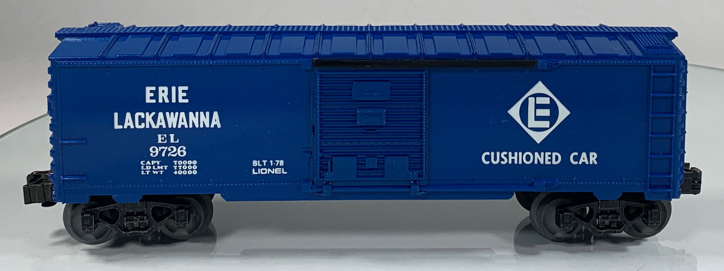 LIONEL • O GAUGE • 1978 Erie Lackawanna Boxcar 6-9726 • EX COND
