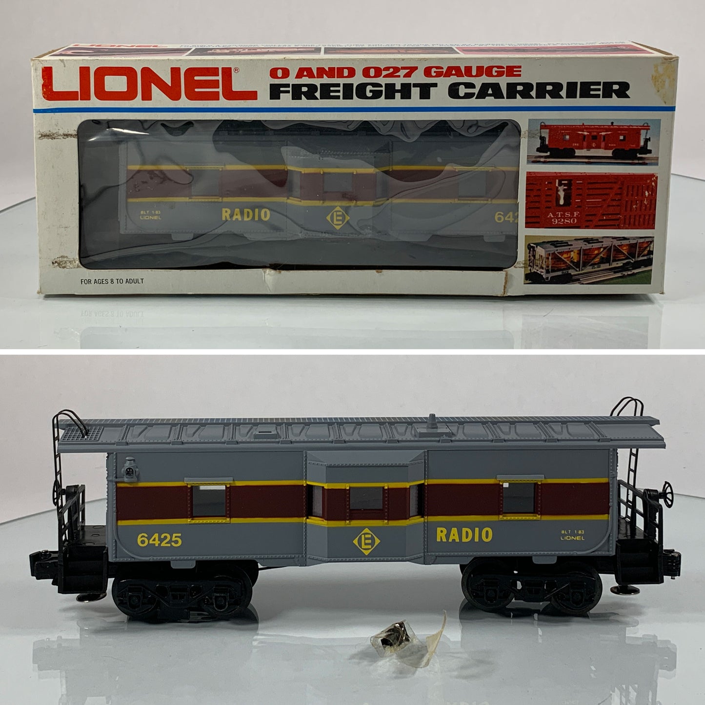 LIONEL • O GAUGE • 1983 Erie Lackawanna Bay Window Caboose 6-6425 • NEW OLD STOCK