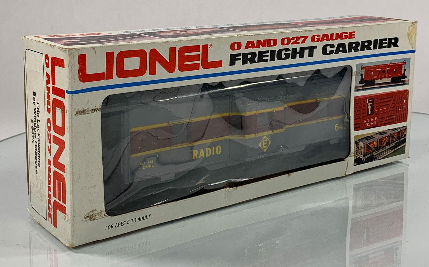 LIONEL • O GAUGE • 1983 Erie Lackawanna Bay Window Caboose 6-6425 • NEW OLD STOCK