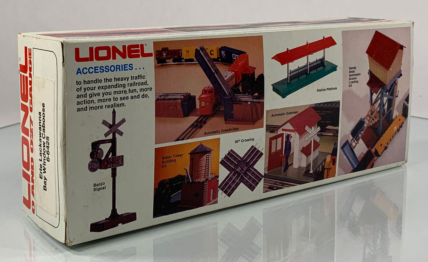LIONEL • O GAUGE • 1983 Erie Lackawanna Bay Window Caboose 6-6425 • NEW OLD STOCK