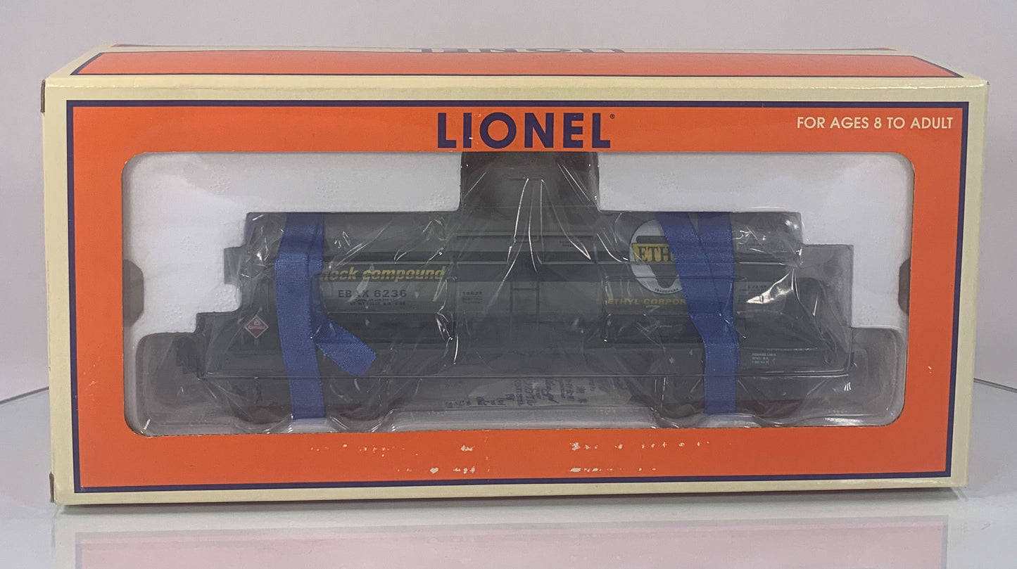 LIONEL • O GAUGE • 2001 Ethyl 8,000 Gallon Tank Car 6-19625 • NEW OLD STOCK