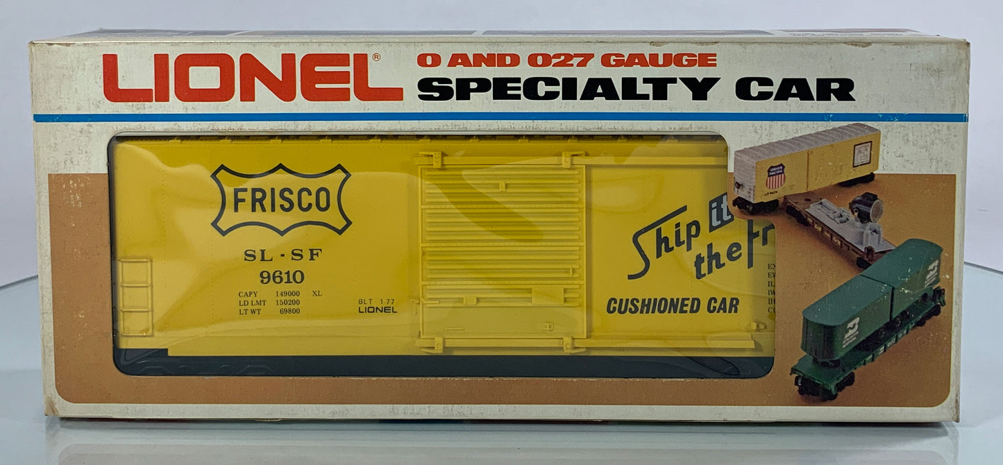 LIONEL • O GAUGE • 1977 Frisco Hi-Cube Boxcar 6-9610 • NEW OLD STOCK