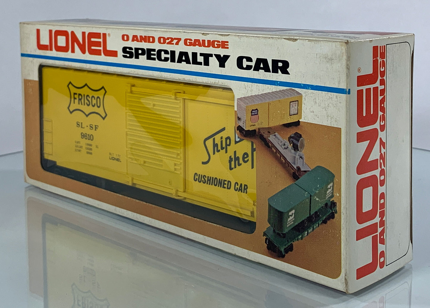 LIONEL • O GAUGE • 1977 Frisco Hi-Cube Boxcar 6-9610 • NEW OLD STOCK