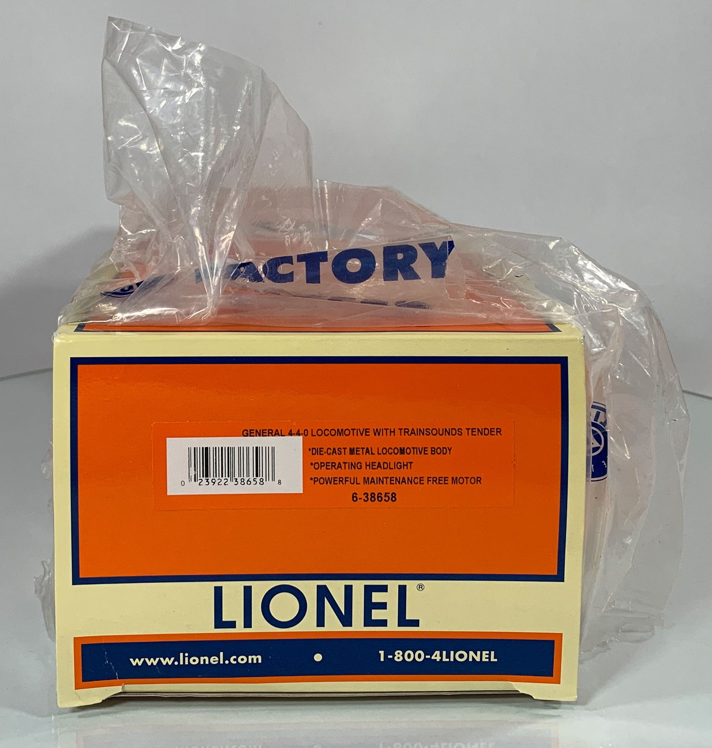 LIONEL • O GAUGE • 2009 General 4-4-0 Western & Atlantic RR Locomotive 6-38658 • NEW OLD STOCK