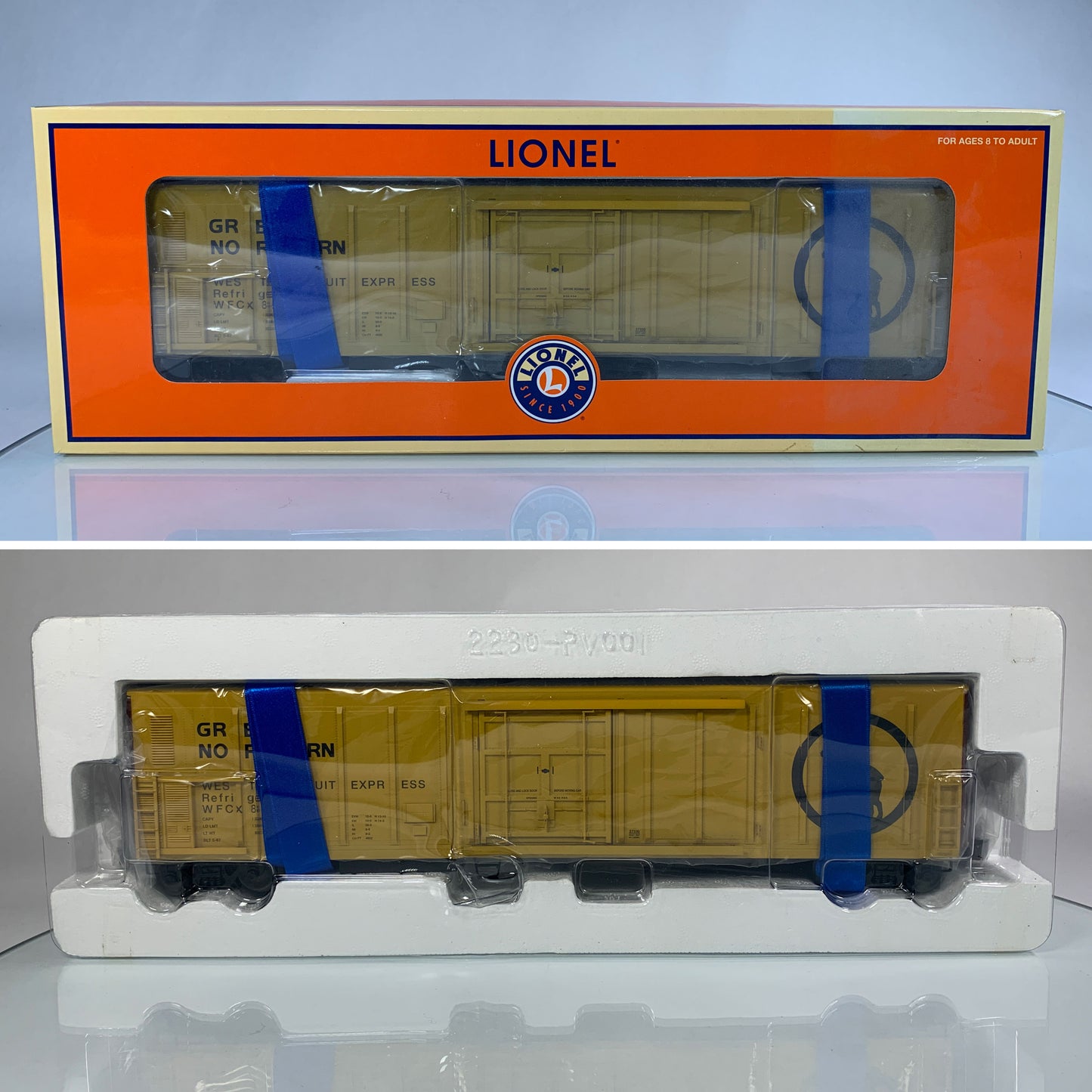 LIONEL • STD O GAUGE • 2008 Great Northern Mechanical Reefer 6-27330 • NEW OLD STOCK