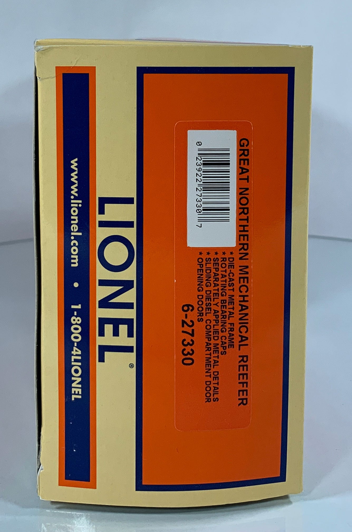 LIONEL • STD O GAUGE • 2008 Great Northern Mechanical Reefer 6-27330 • NEW OLD STOCK