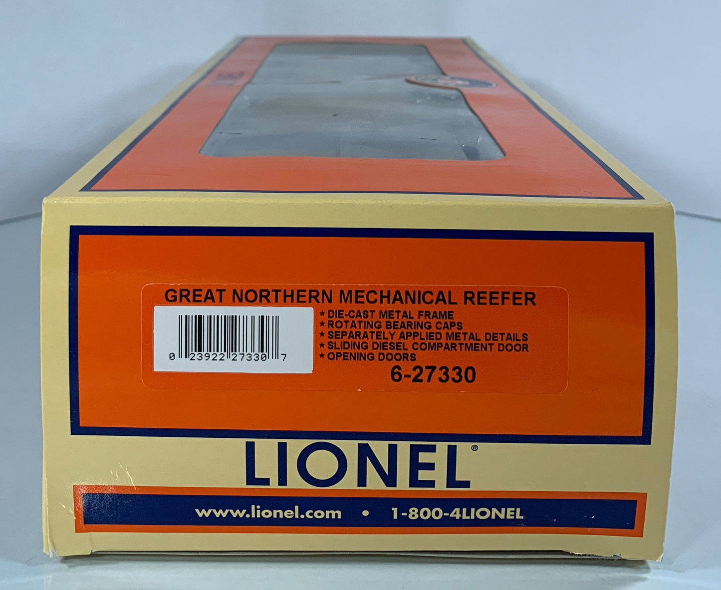 LIONEL • STD O GAUGE • 2008 Great Northern Mechanical Reefer 6-27330 • NEW OLD STOCK