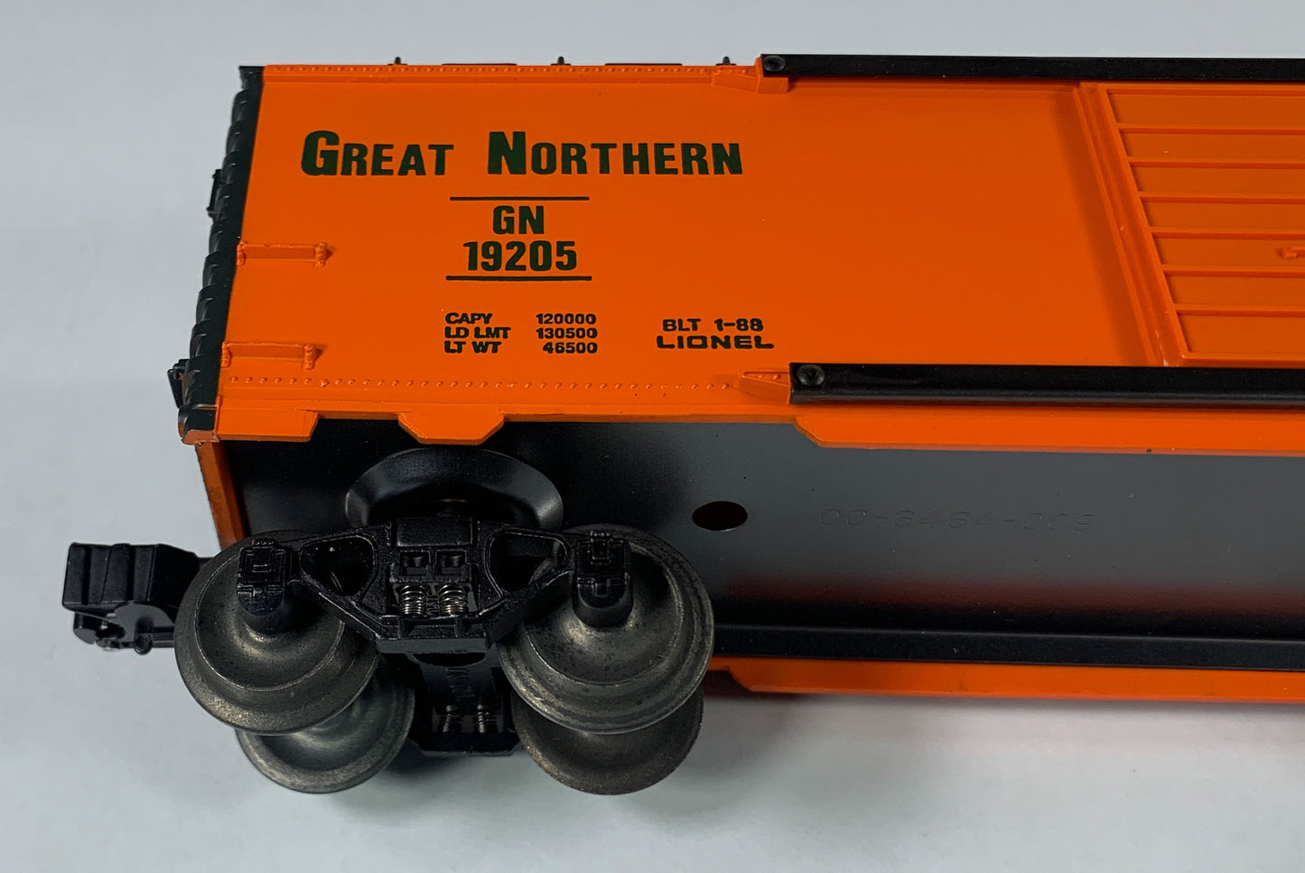 LIONEL • O GAUGE • 1988 Great Northern Double Door Boxcar 6-19205 • EX COND