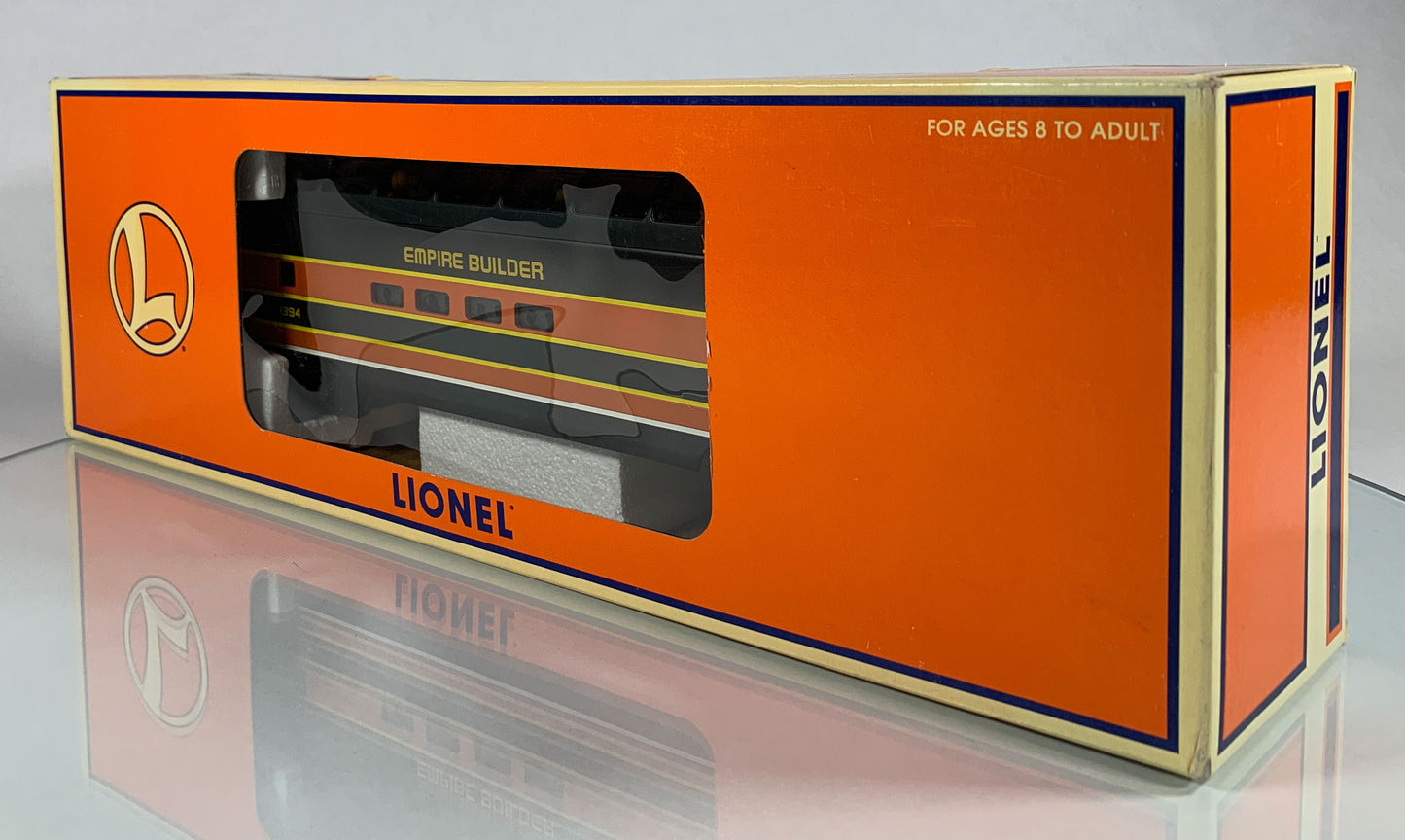 LIONEL • O GAUGE • 1998 Great Northern Prairieview Aluminum Vista Dome Car 6-19181 • NEW OLD STOCK