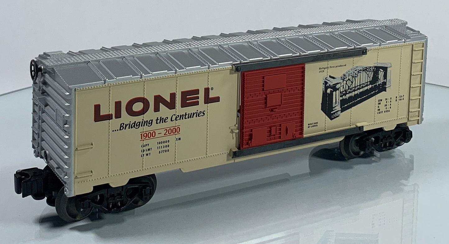 LIONEL • O GAUGE • 2000 Hellgate Boxcar #2 6-39200 • NEW OLD STOCK