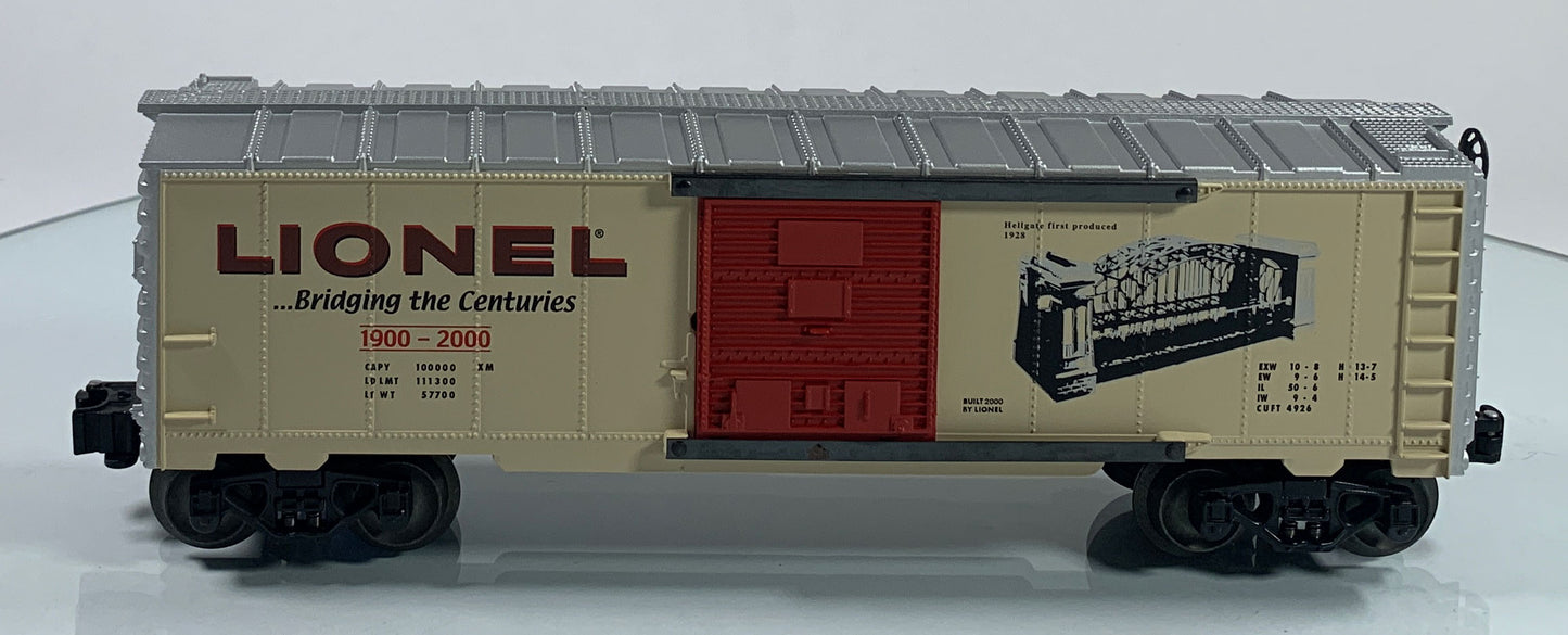 LIONEL • O GAUGE • 2000 Hellgate Boxcar #2 6-39200 • NEW OLD STOCK