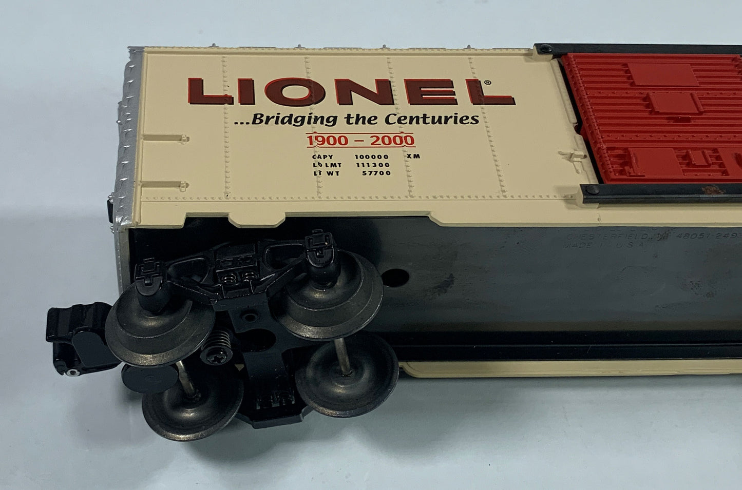 LIONEL • O GAUGE • 2000 Hellgate Boxcar #2 6-39200 • NEW OLD STOCK