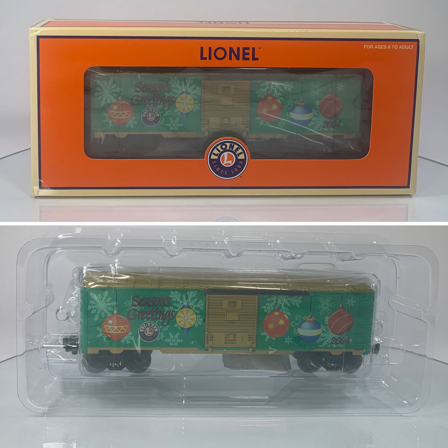LIONEL • O GAUGE • 2004 LRRC Holiday Boxcar 6-39264 • NEW OLD STOCK