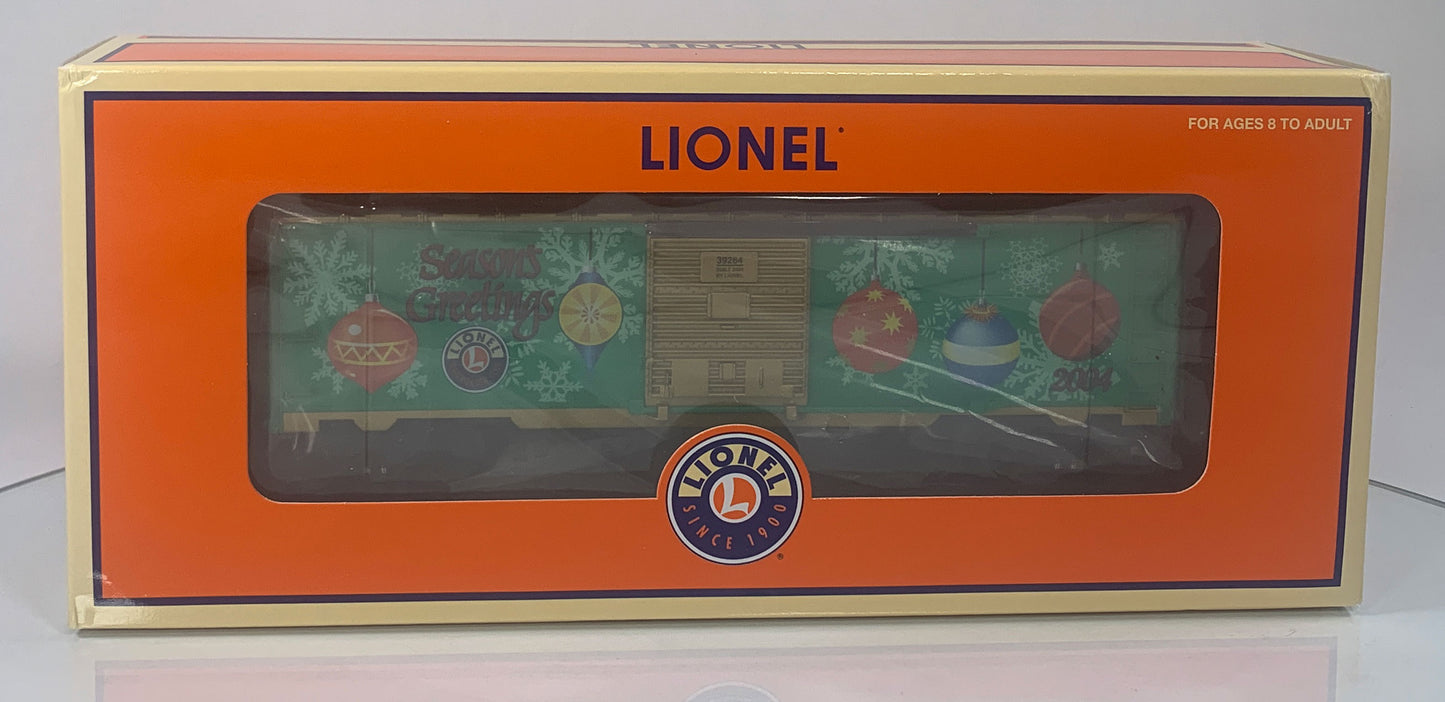 LIONEL • O GAUGE • 2004 LRRC Holiday Boxcar 6-39264 • NEW OLD STOCK