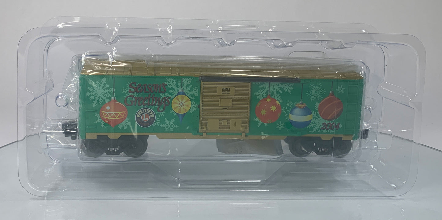 LIONEL • O GAUGE • 2004 LRRC Holiday Boxcar 6-39264 • NEW OLD STOCK