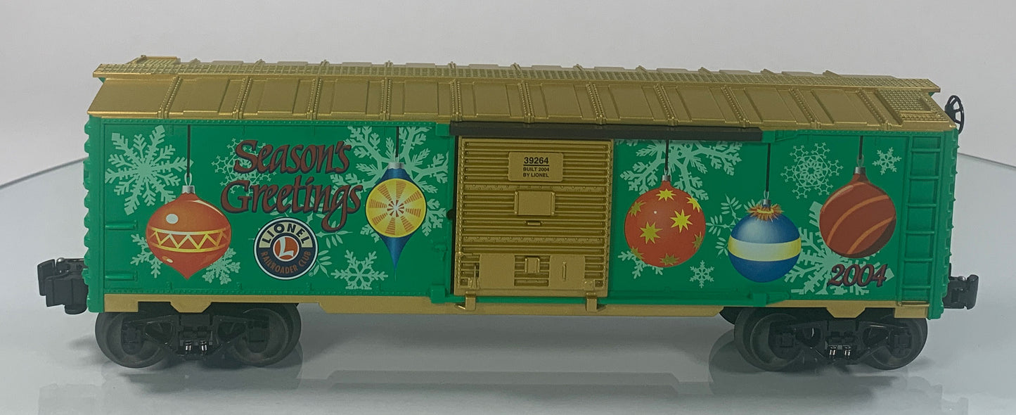 LIONEL • O GAUGE • 2004 LRRC Holiday Boxcar 6-39264 • NEW OLD STOCK