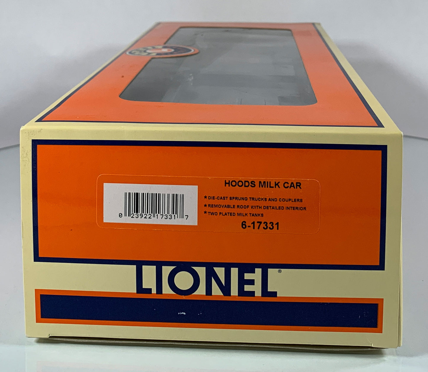 LIONEL • O GAUGE • 2002 Hoods Milk Car 6-17331 • NEW OLD STOCK