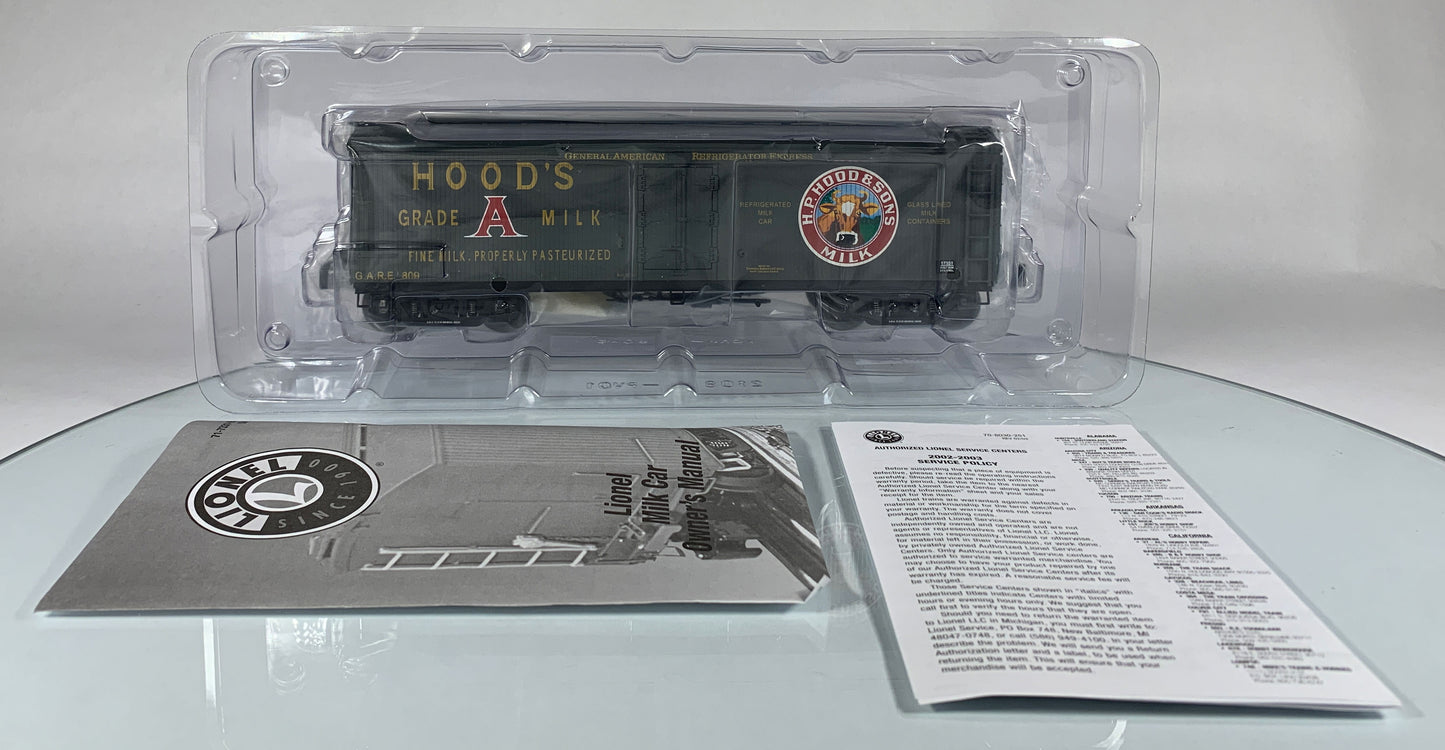 LIONEL • O GAUGE • 2002 Hoods Milk Car 6-17331 • NEW OLD STOCK