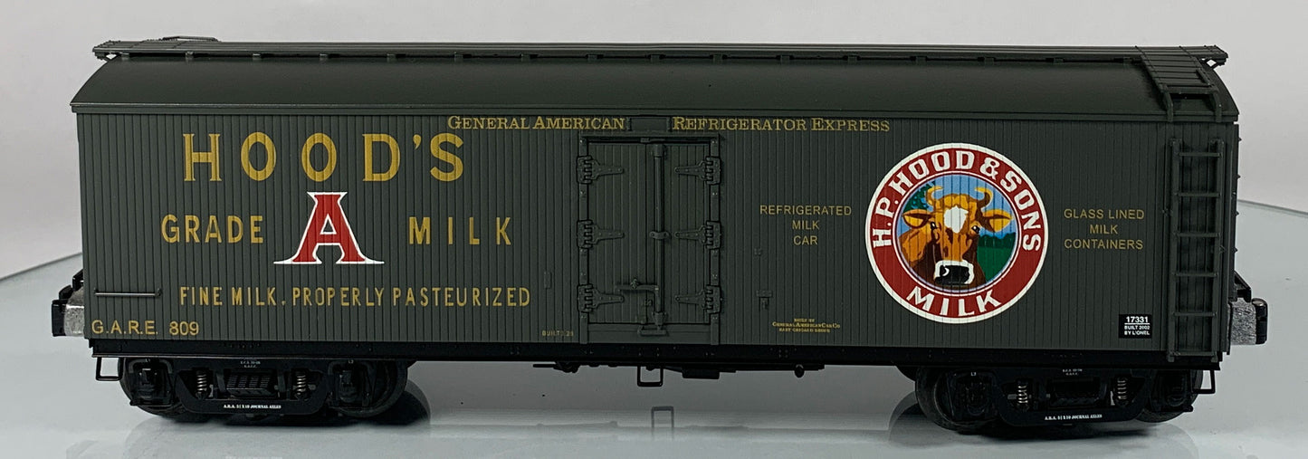 LIONEL • O GAUGE • 2002 Hoods Milk Car 6-17331 • NEW OLD STOCK