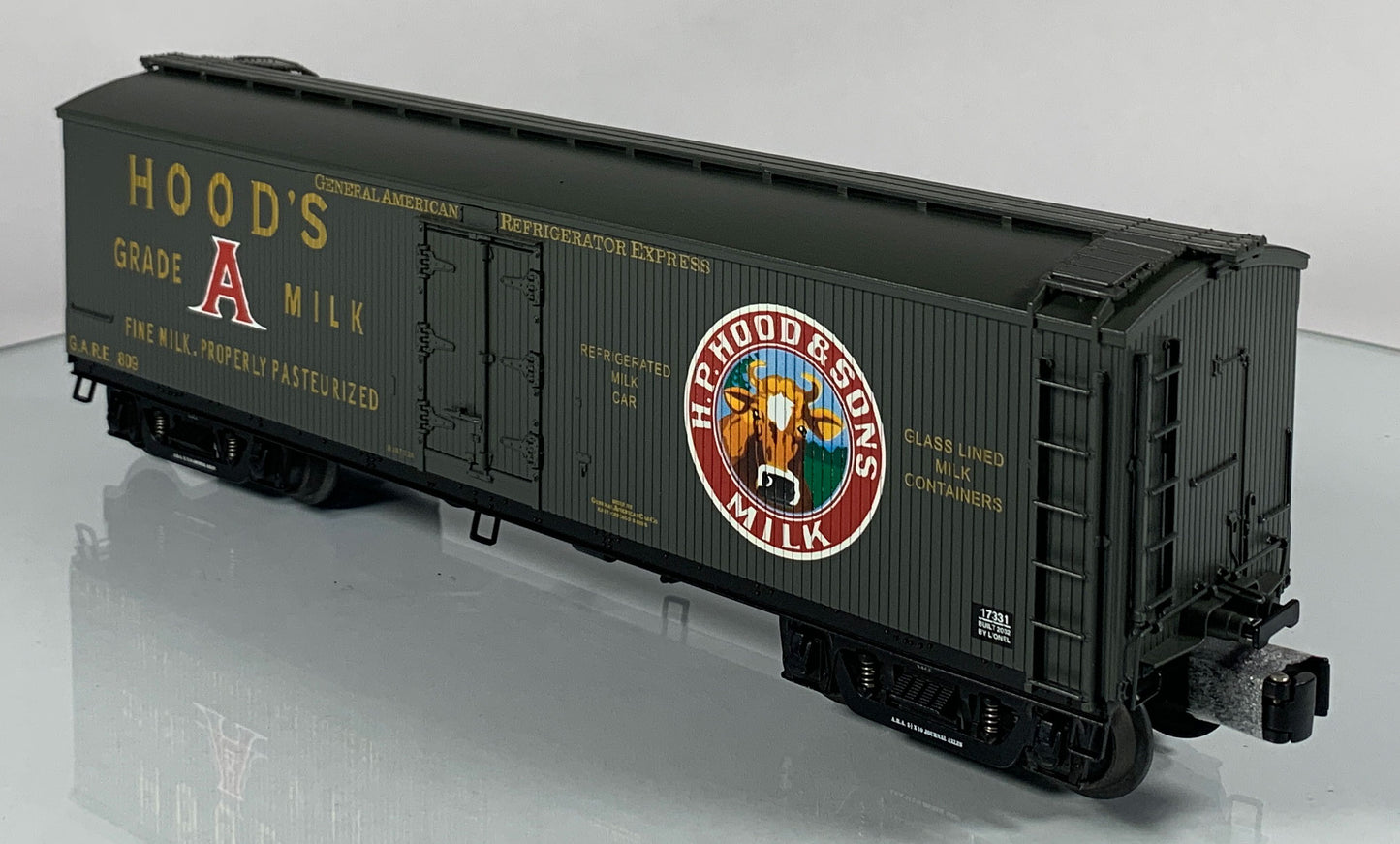LIONEL • O GAUGE • 2002 Hoods Milk Car 6-17331 • NEW OLD STOCK