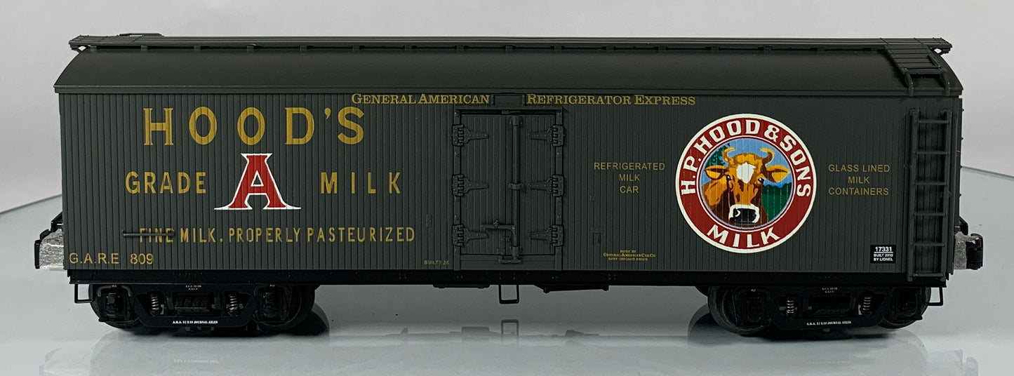 LIONEL • O GAUGE • 2002 Hoods Milk Car 6-17331 • NEW OLD STOCK