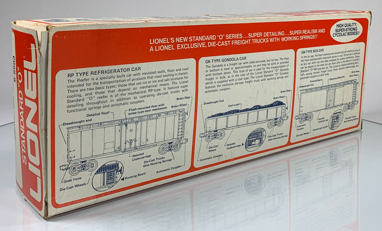 LIONEL • STD O GAUGE • 1973 Johnson Wax Boxcar 6-9803 • EX COND