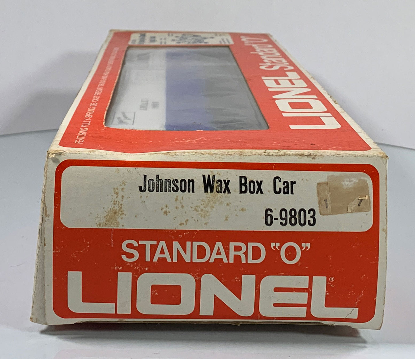 LIONEL • STD O GAUGE • 1973 Johnson Wax Boxcar 6-9803 • EX COND