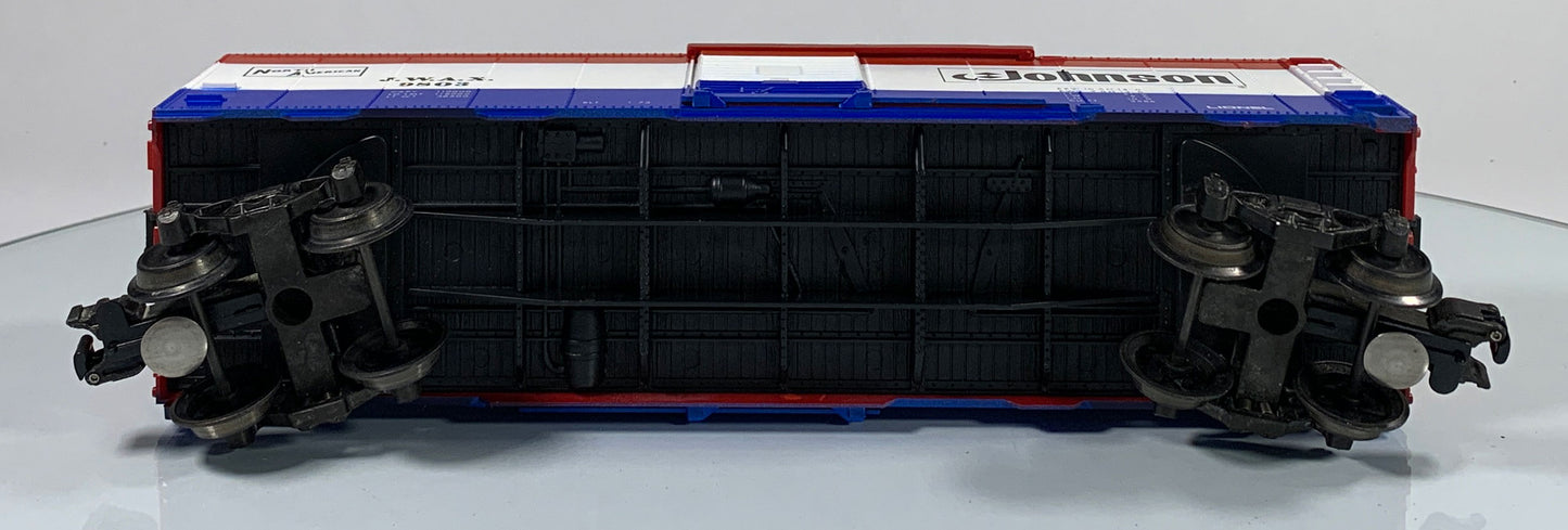 LIONEL • STD O GAUGE • 1973 Johnson Wax Boxcar 6-9803 • EX COND