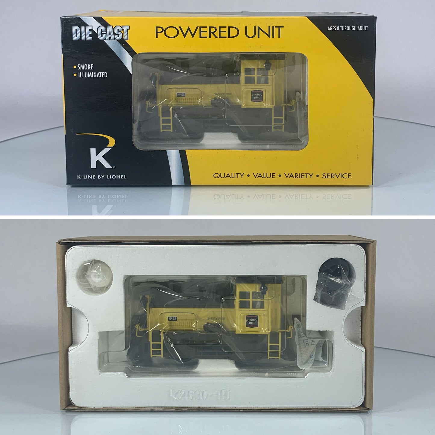 K-LINE • O GAUGE • 2006 Bethlehem Steel Plymouth Switcher 6-18989 NEW OLD STOCK