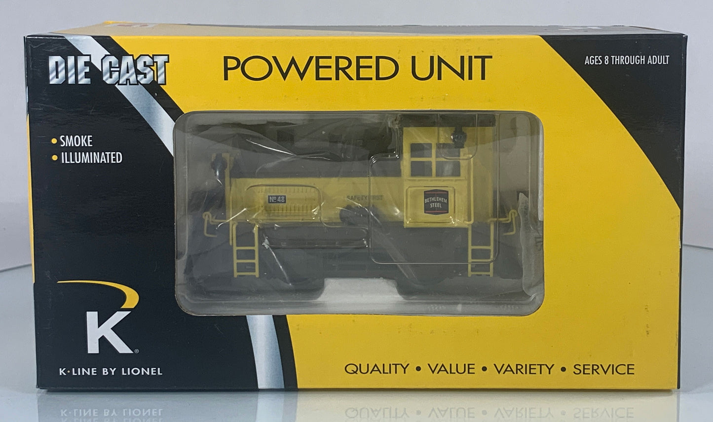 K-LINE • O GAUGE • 2006 Bethlehem Steel Plymouth Switcher 6-18989 NEW OLD STOCK