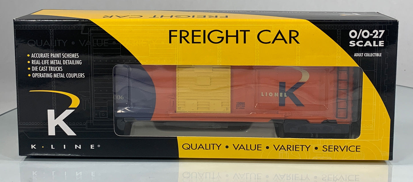 K-LINE • O GAUGE • 2006 K-Line by Lionel Boxcar 6-15060 • NEW OLD STOCK