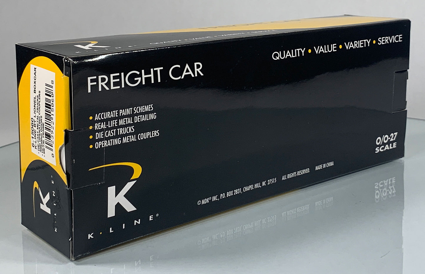K-LINE • O GAUGE • 2006 K-Line by Lionel Boxcar 6-15060 • NEW OLD STOCK