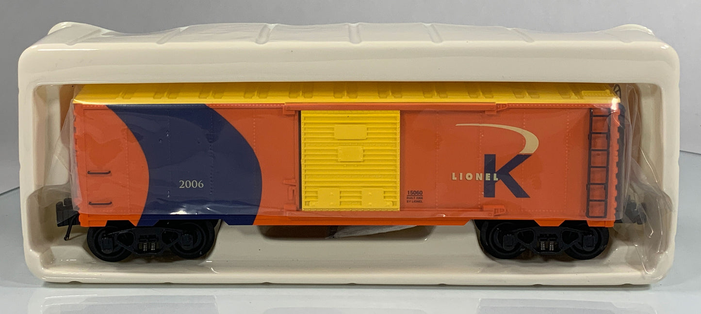 K-LINE • O GAUGE • 2006 K-Line by Lionel Boxcar 6-15060 • NEW OLD STOCK
