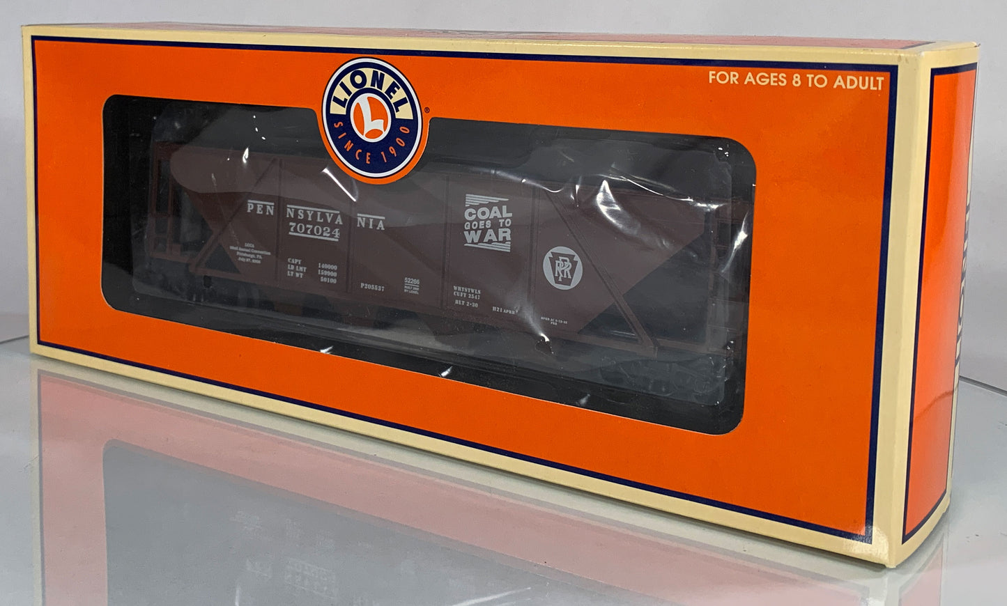 LIONEL • O GAUGE • 2002 LCCA Pennsylvania Four Bay Hopper Car 6-52266 • NEW OLD STOCK
