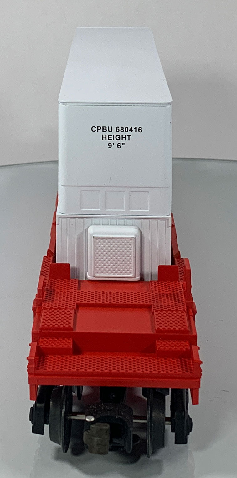 LIONEL • O GAUGE • 2000 LOTS Double Stack CP Rail Well Car 6-52196 • NEW OLD STOCK